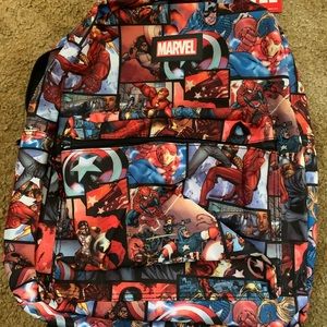 Marvel Comics Avengers Comic Print 16" Backpack